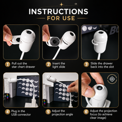 Teron™ Galaxy Night Light Projector